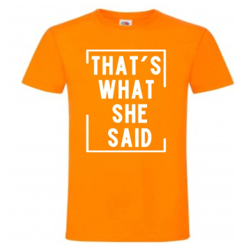 That's What She Said, Tak Powiedziała, Office, Koszulka, T-shirt